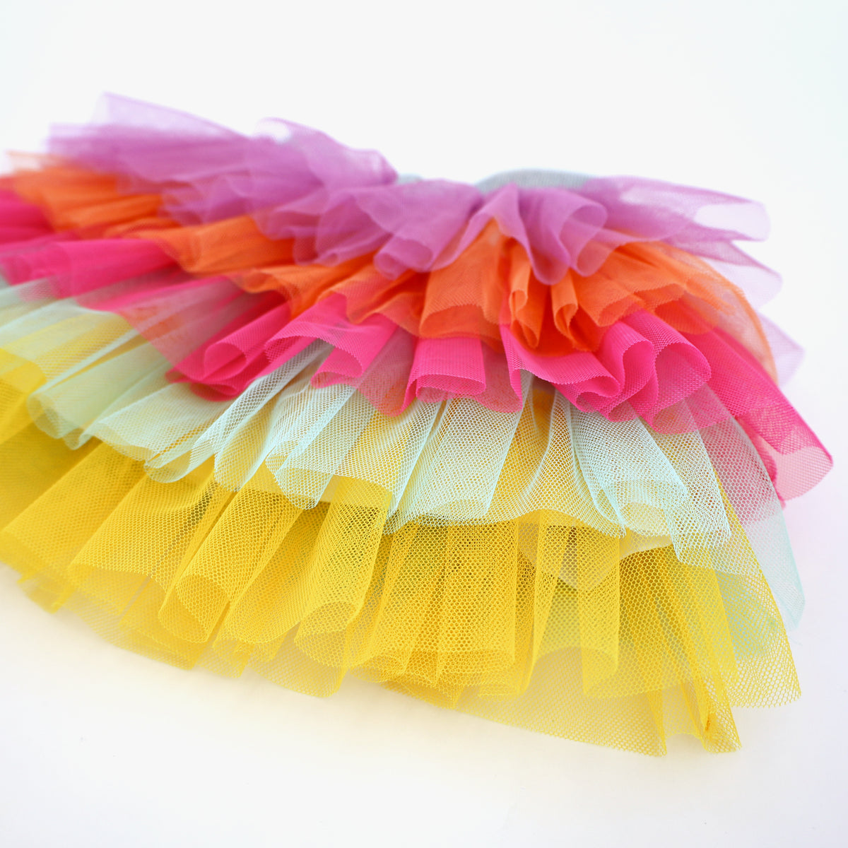 oh baby! Ombre Layered Skirt - Brightest Rainbow