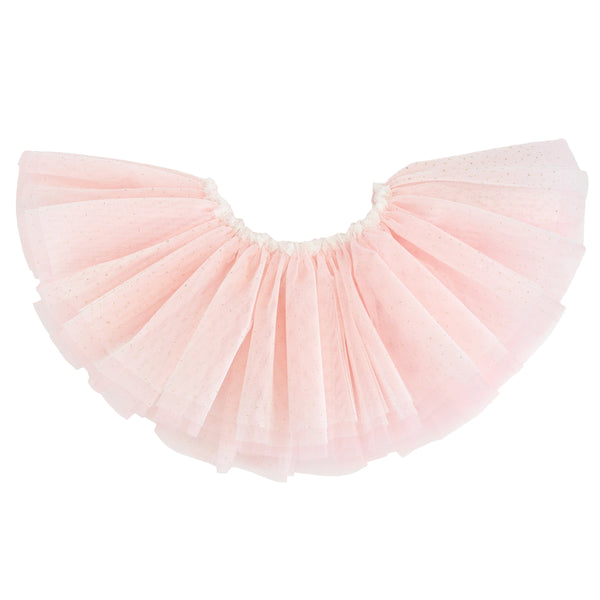 oh baby! Frill Tutu Ivory Gold Over Light Blush Tulle