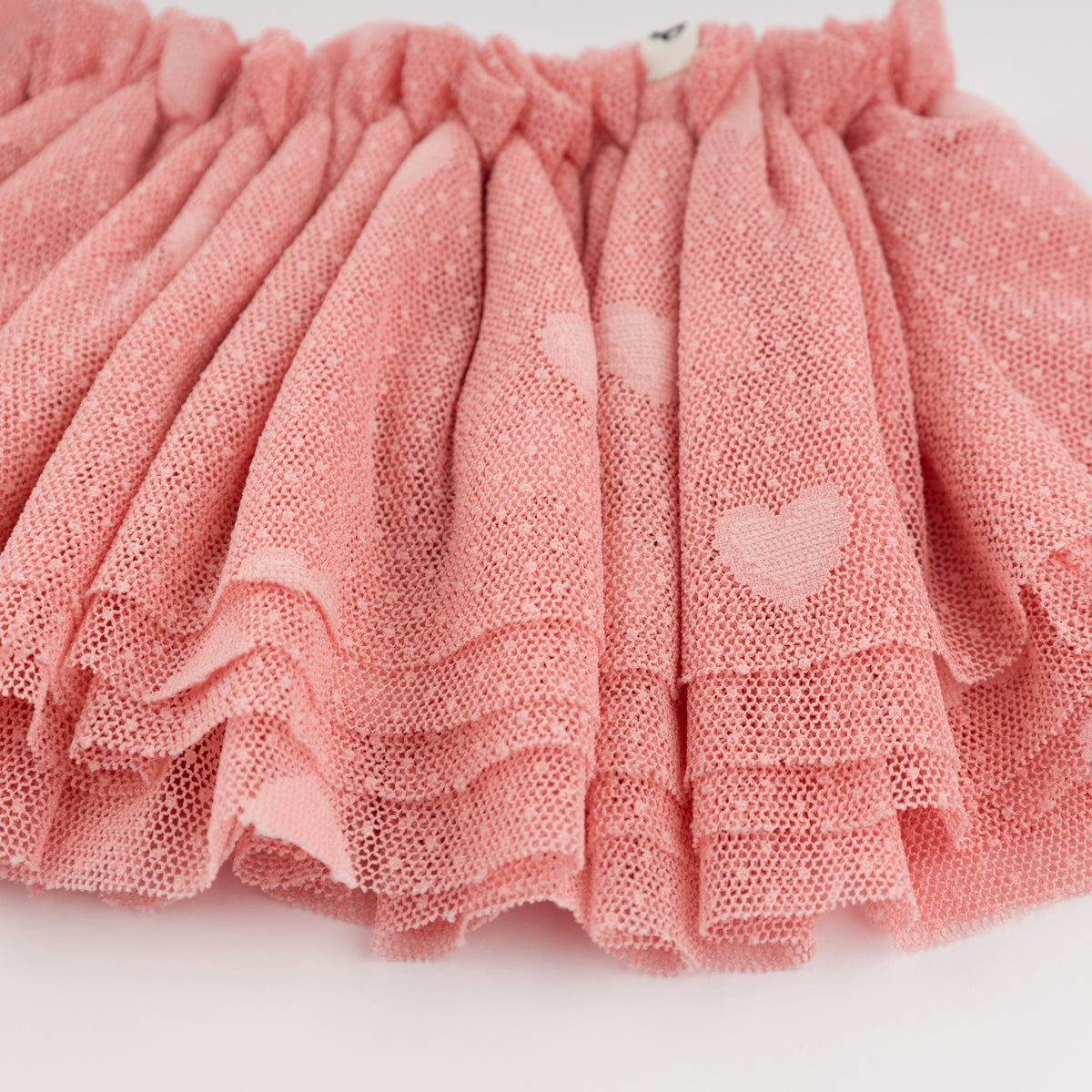 oh baby! Bobinette Hearts 4-Layer Tutu - Blush - Close