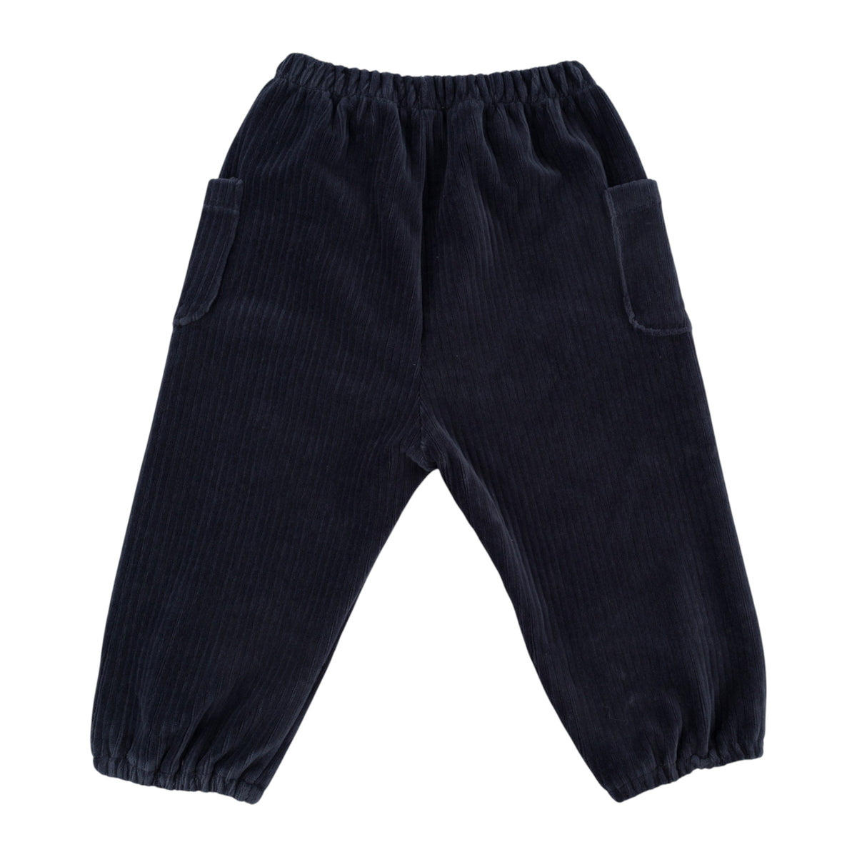 oh baby! Corduroy Side Pocket Pant - Dusty Blue - Back