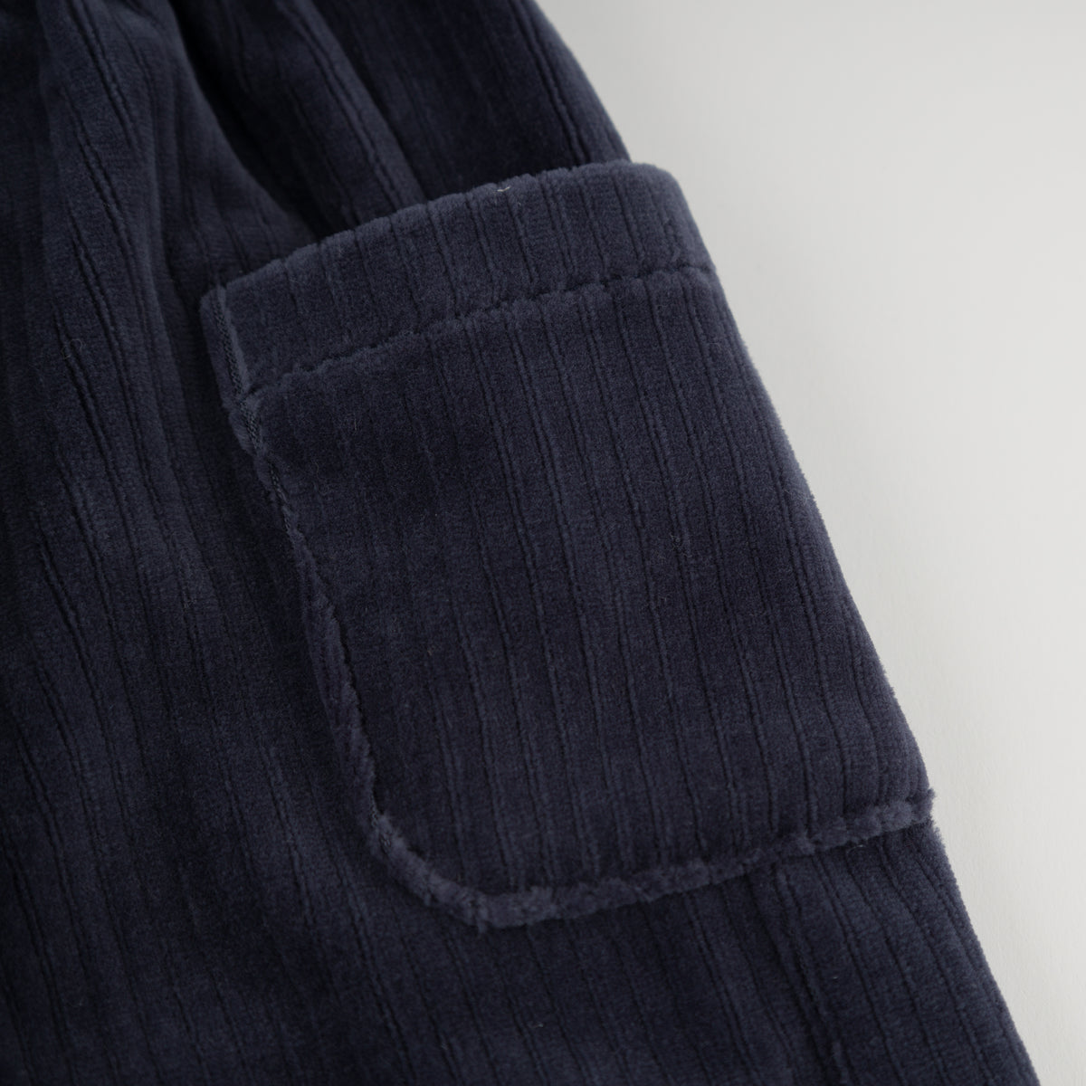 oh baby! Corduroy Side Pocket Pant - Dusty Blue - Side Pocket