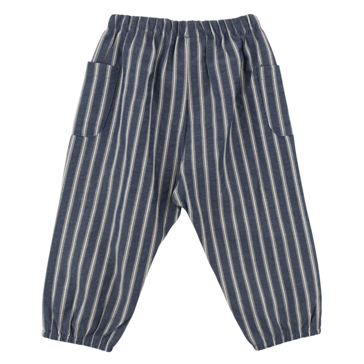 oh baby! Side Pocket Pants - Stripe - Navy - Back