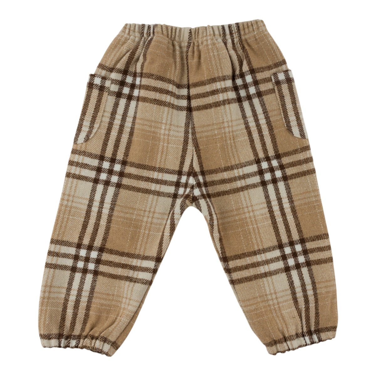 oh baby! Side Pocket Pant - Plaid - Shortbread - Back