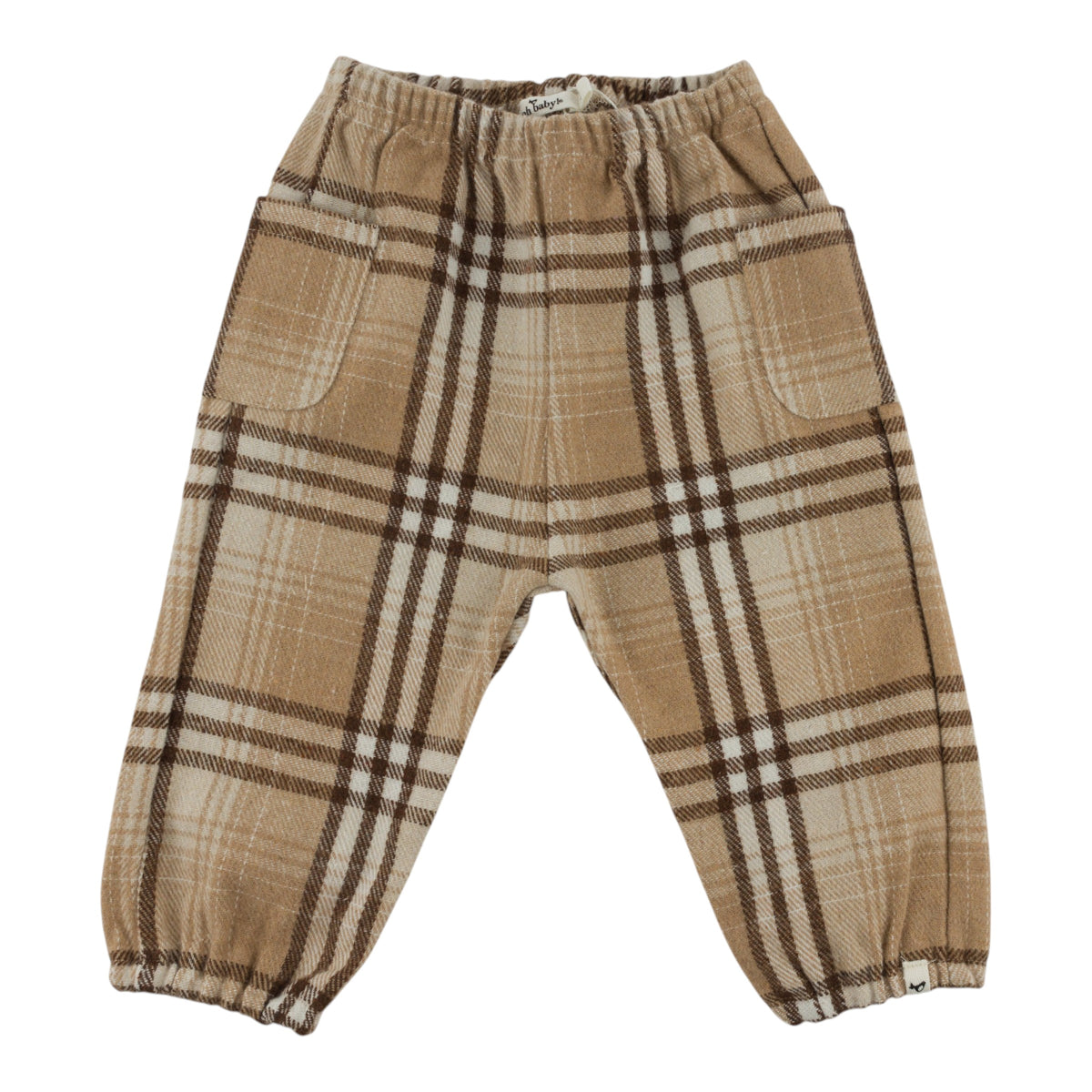 oh baby! Side Pocket Pant - Plaid - Shortbread