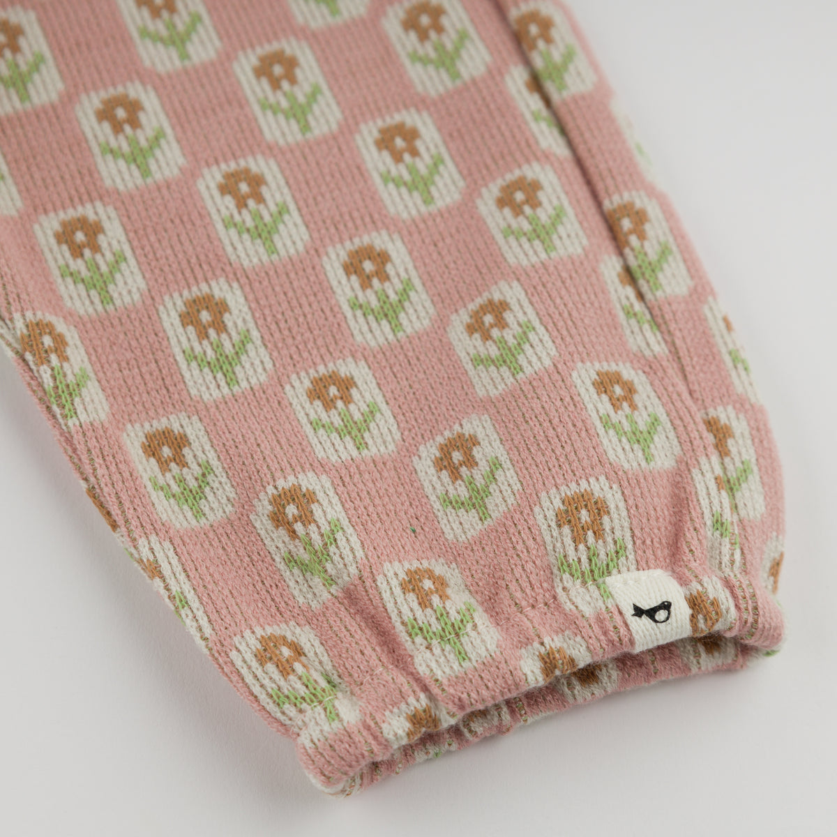 oh baby! Double Knit Side Pocket Pant - Daisies - Blush - Pant