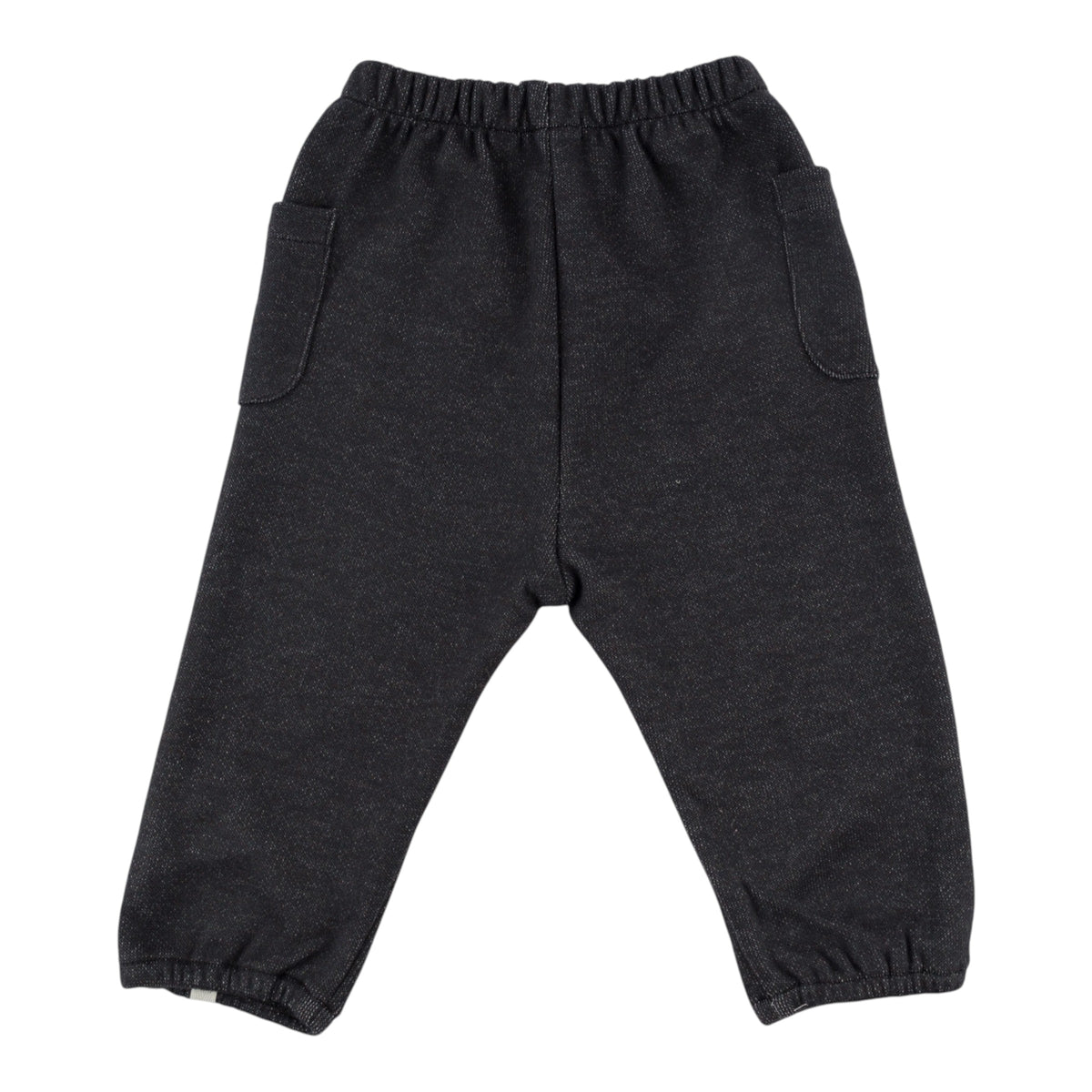 oh baby! Sweater Knit Side Pocket Pant - Charcoal - Back