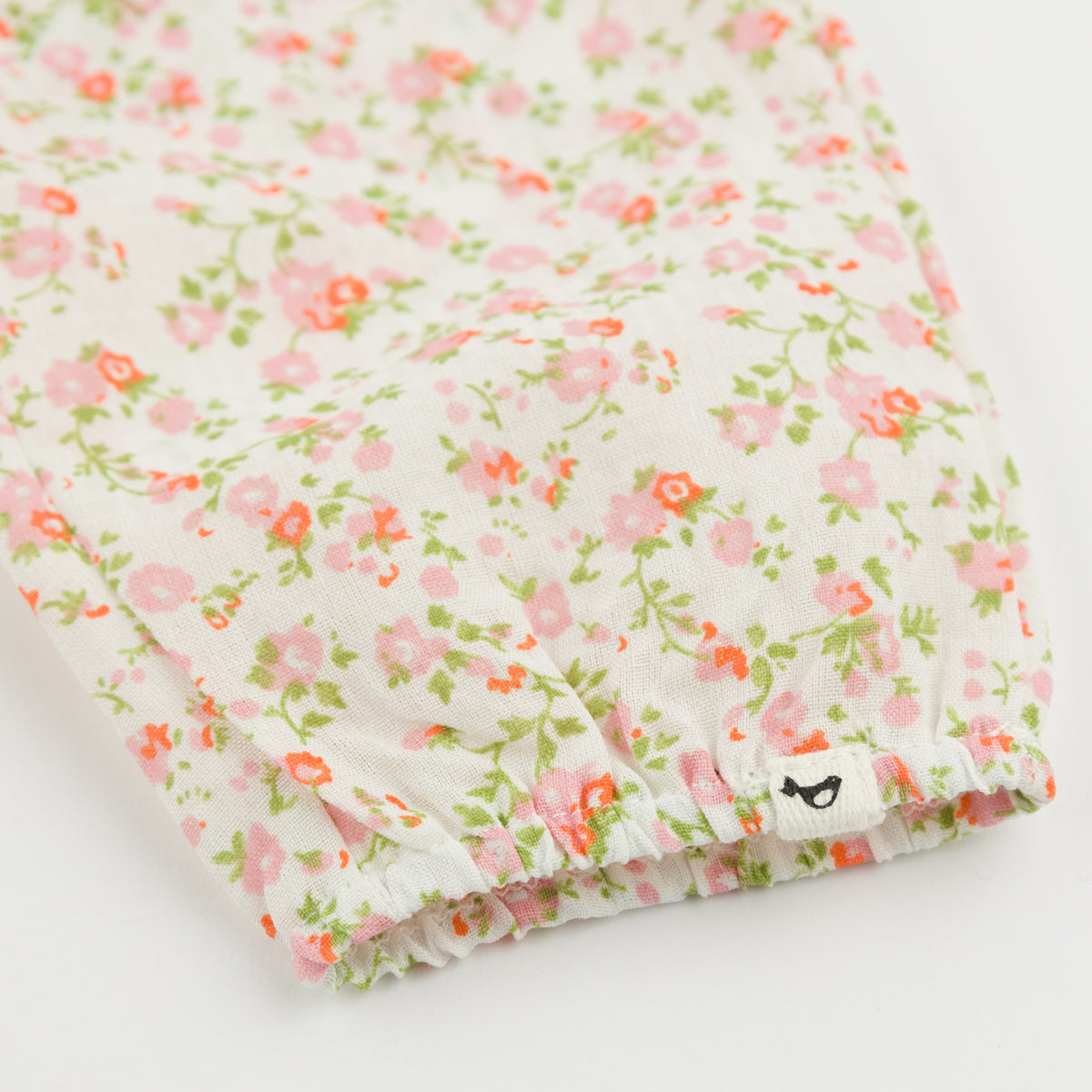oh baby! Ruffle Side Pocket Pant - Poppy Sprig - Blush - Bottom