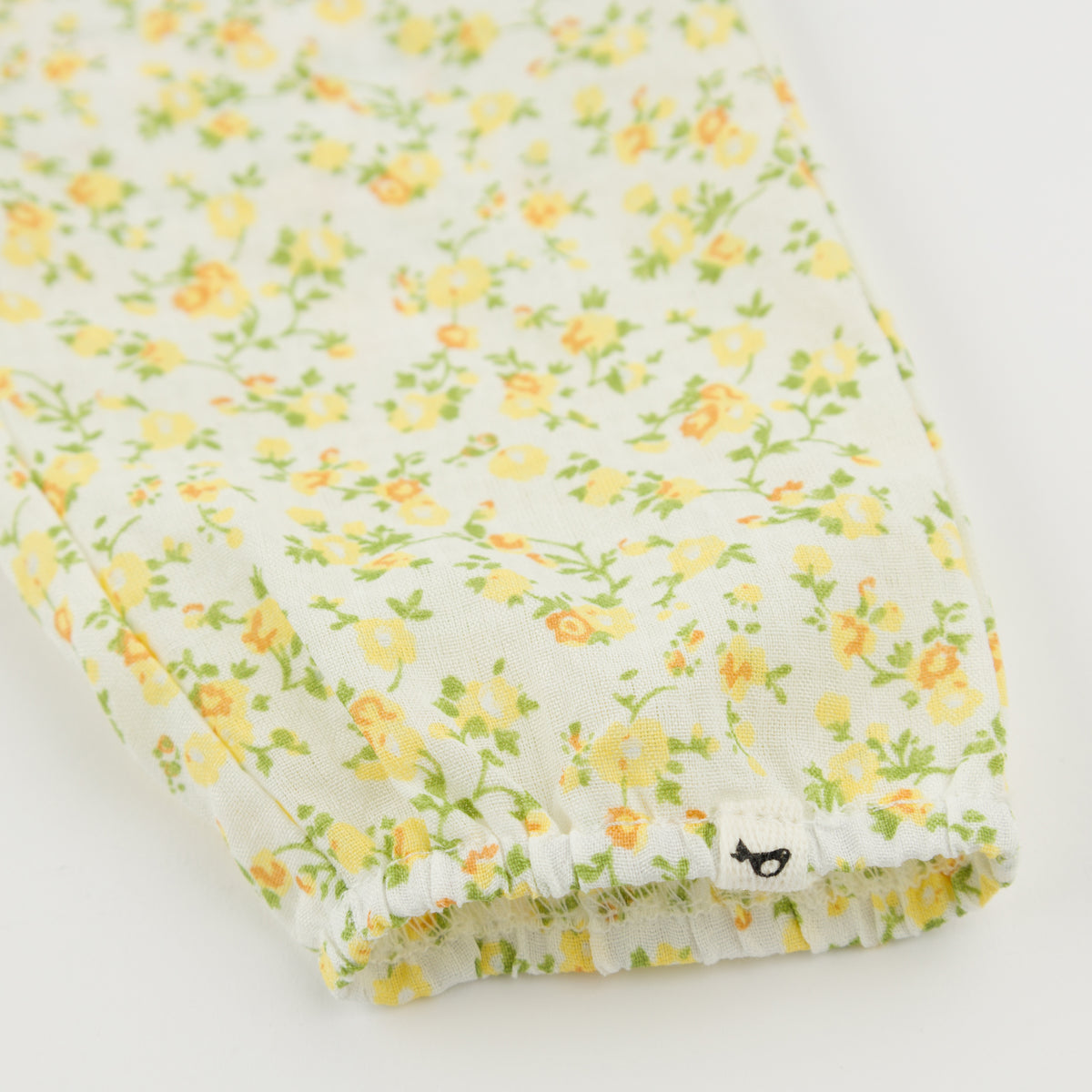 oh baby! Ruffle Side Pocket Pant - Poppy Sprig - Lemon - bottom
