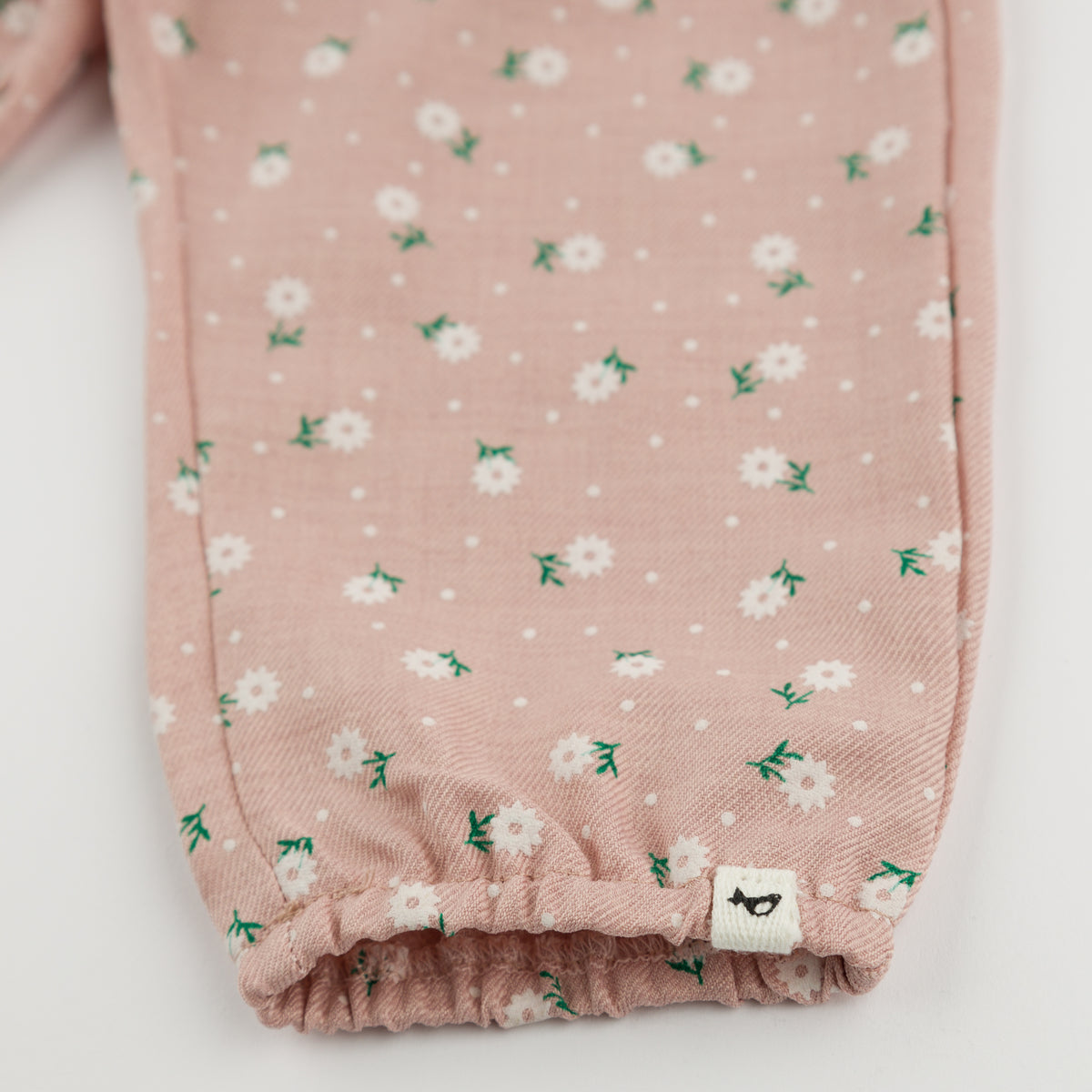 oh baby! Heart Side Pocket Pant - Sunburst Flower Print - Blush - Bottom