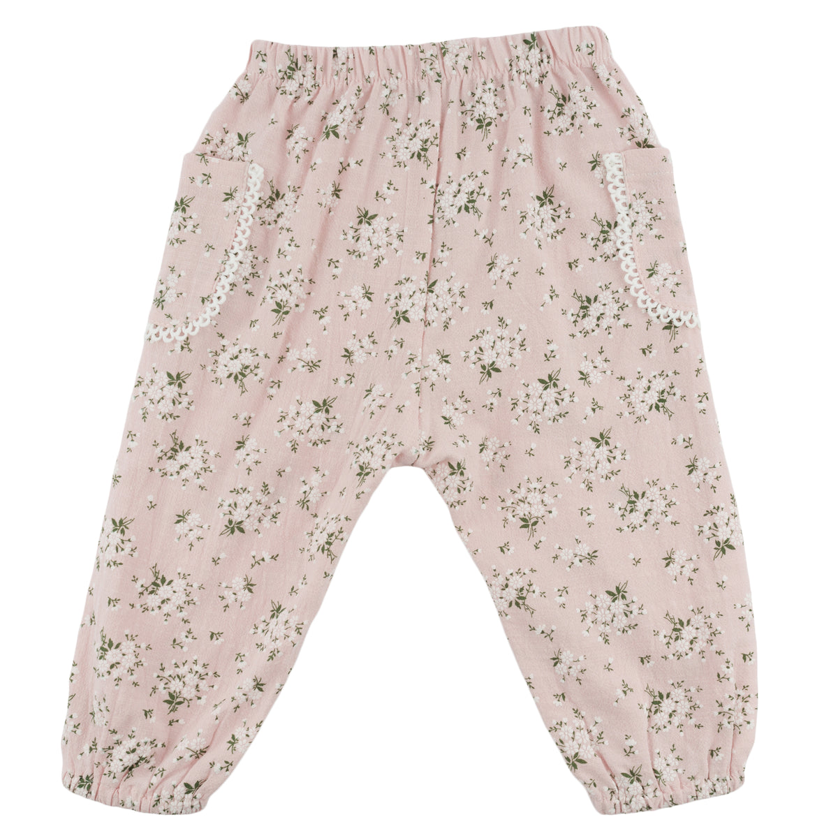 oh baby! Side Pocket Pant - Apple Blossom - Pale Pink - Back