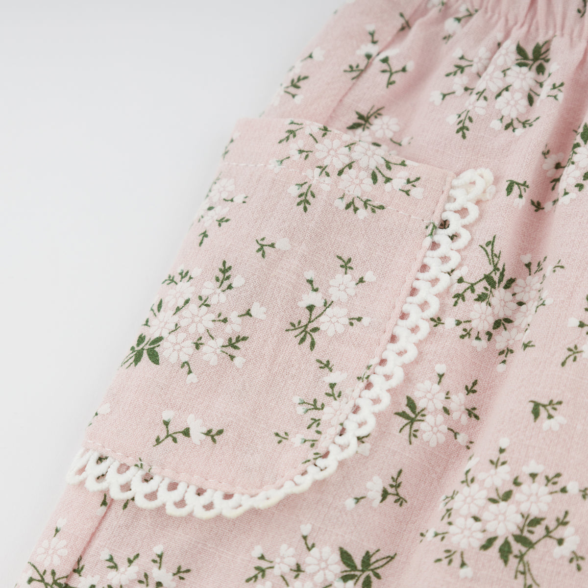 oh baby! Side Pocket Pant - Apple Blossom - Pale Pink - Pocket