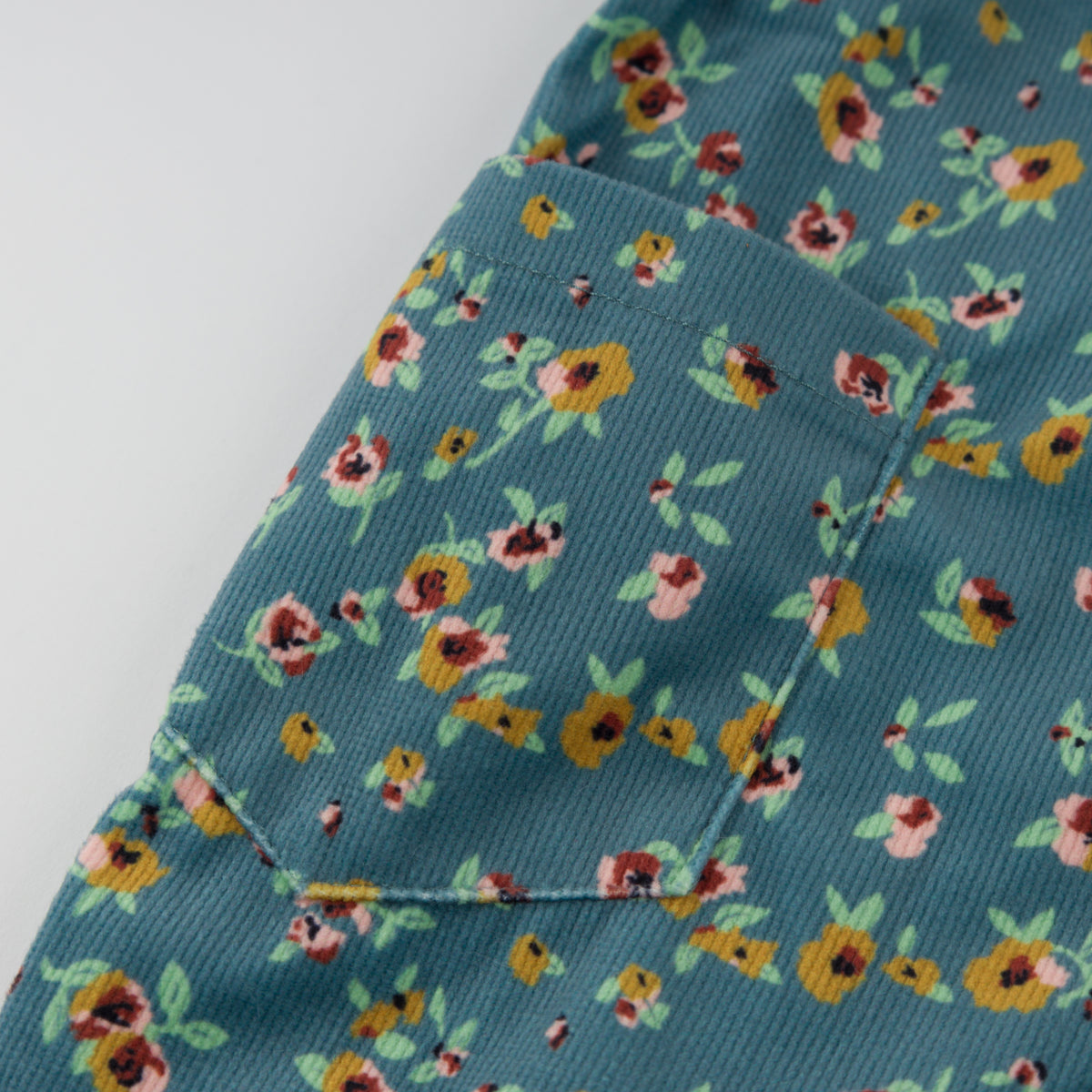 oh baby! Overalls - Harvest Bloom - Teal - Pocket