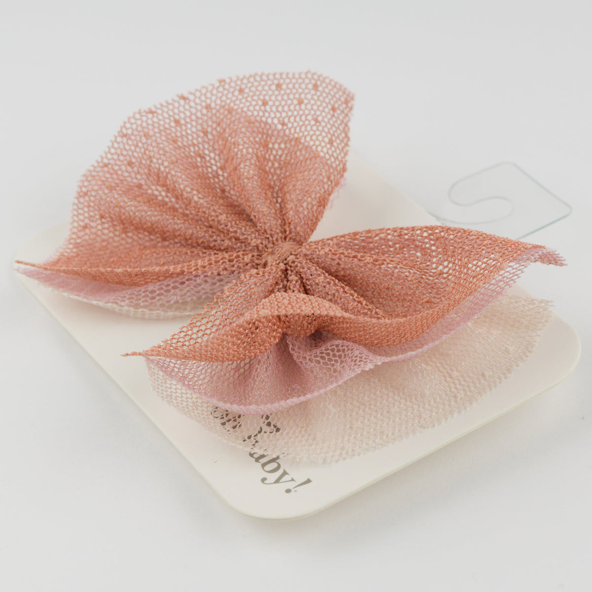 oh baby! Ombre Bobinette Bow Hair Clip - Multi - Side layers