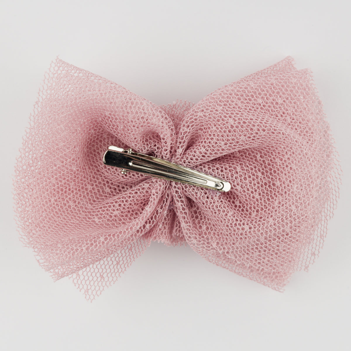 oh baby! Bobinette Pom Glinda Bow Hair Clip - Blush - Back