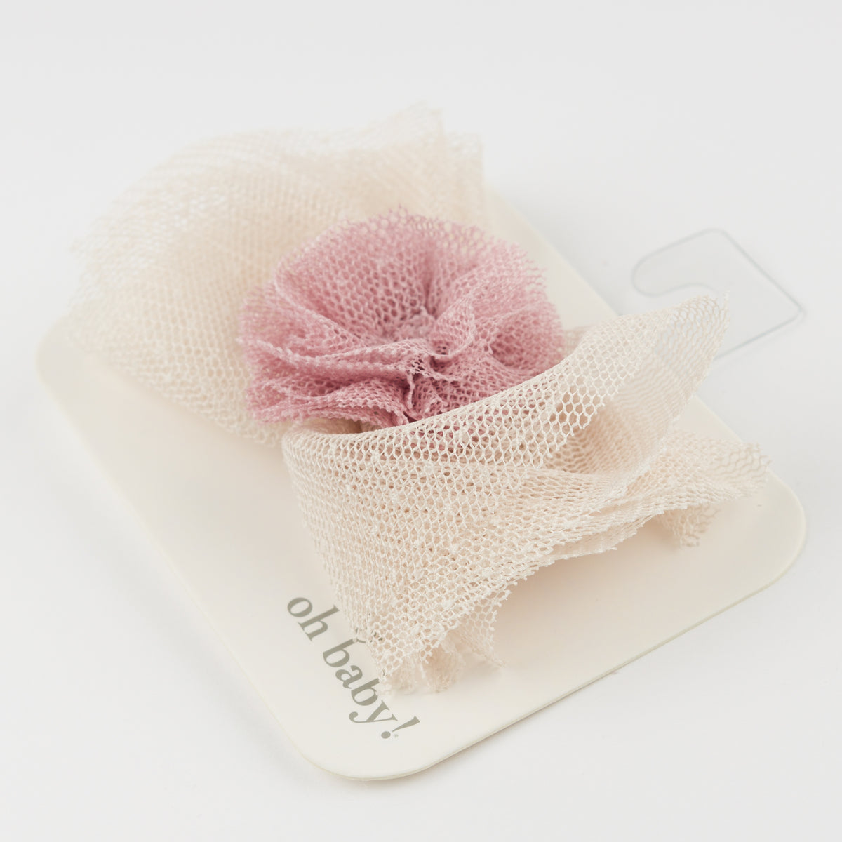 oh baby! Bobinette Pom Glinda Bow Hair Clip - Multi - Side