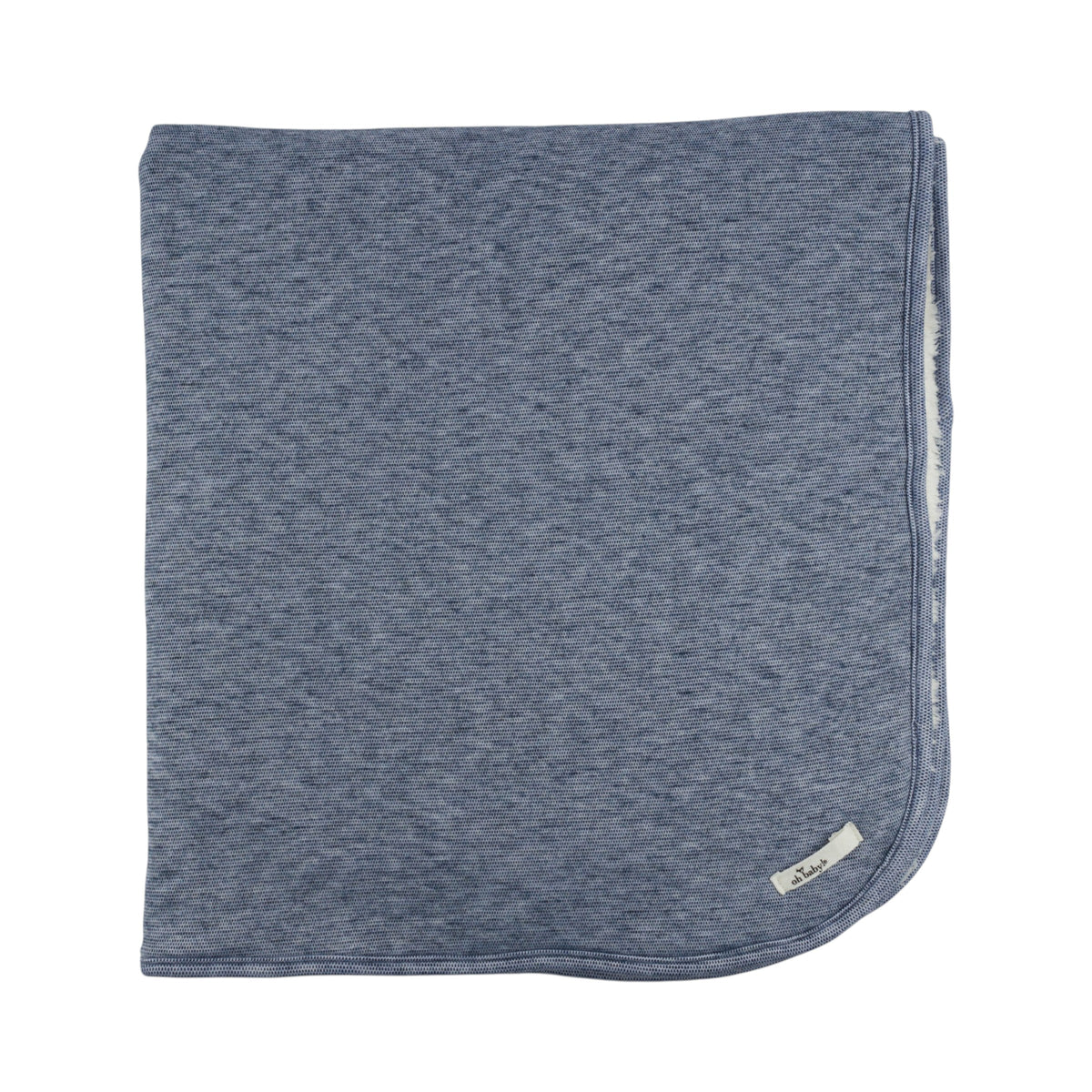 oh baby! Honeycomb Snowdrift Blanket - Denim
