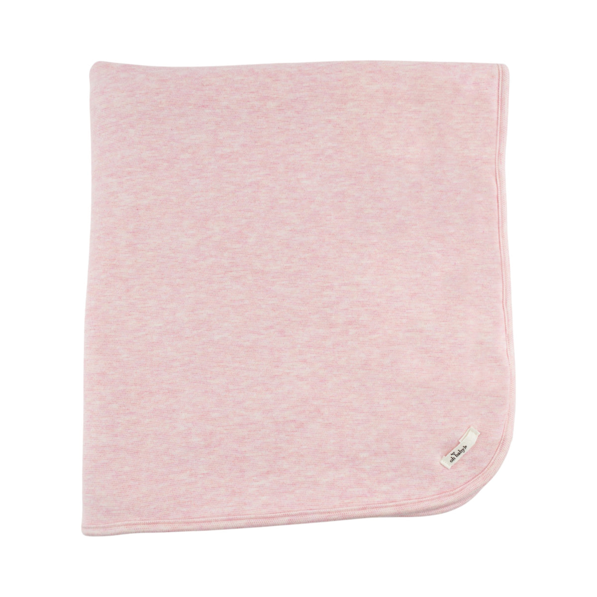 oh baby! Honeycomb Snowdrift Blanket - Pale Pink