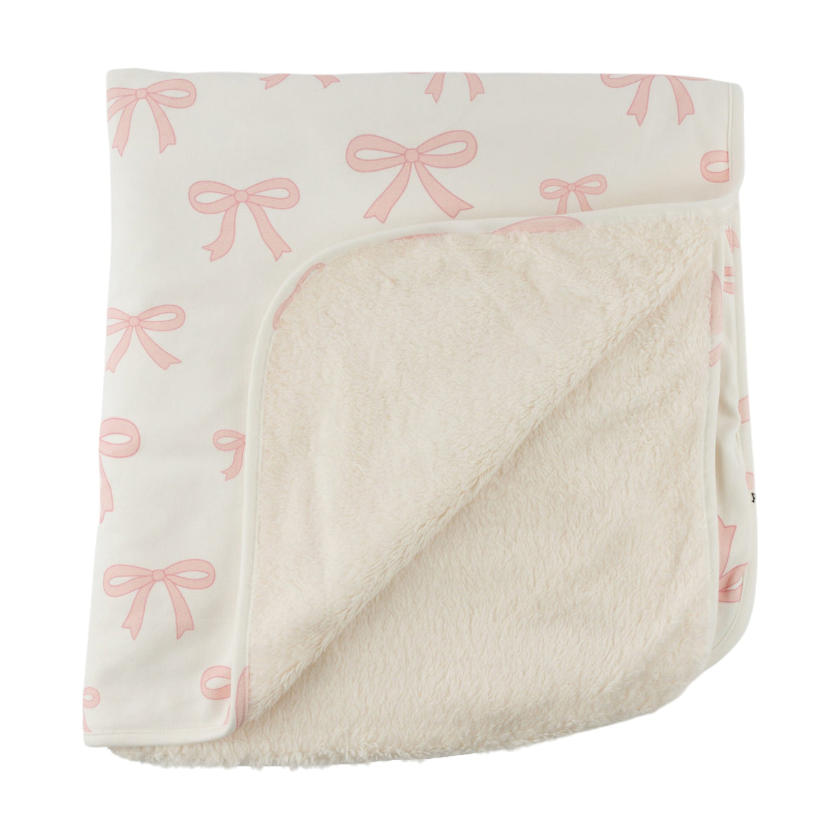 oh baby! Snowdrift Blanket - Bows - Oyster - Snowdrift Lining