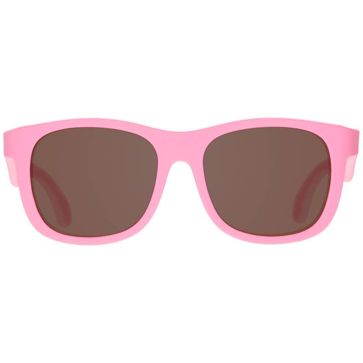 Babiators Candy Pink with Amber Lens Navigator Baby & Kids Sunglasses - Front