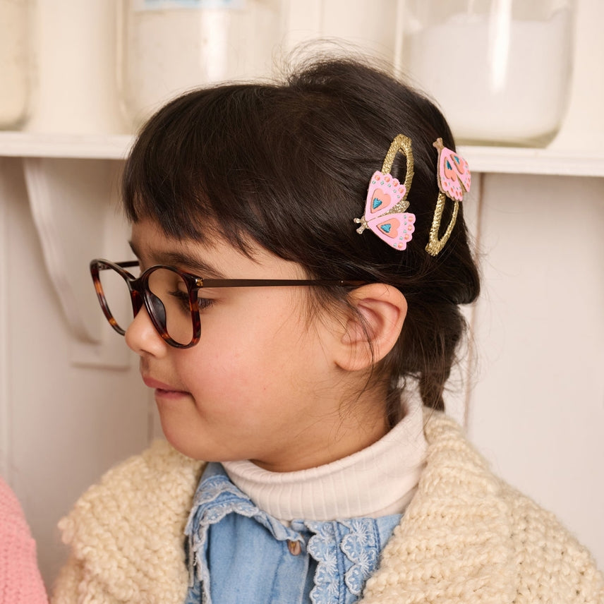 Bright-Wing Butterfly Hair Clip - Lifestyle