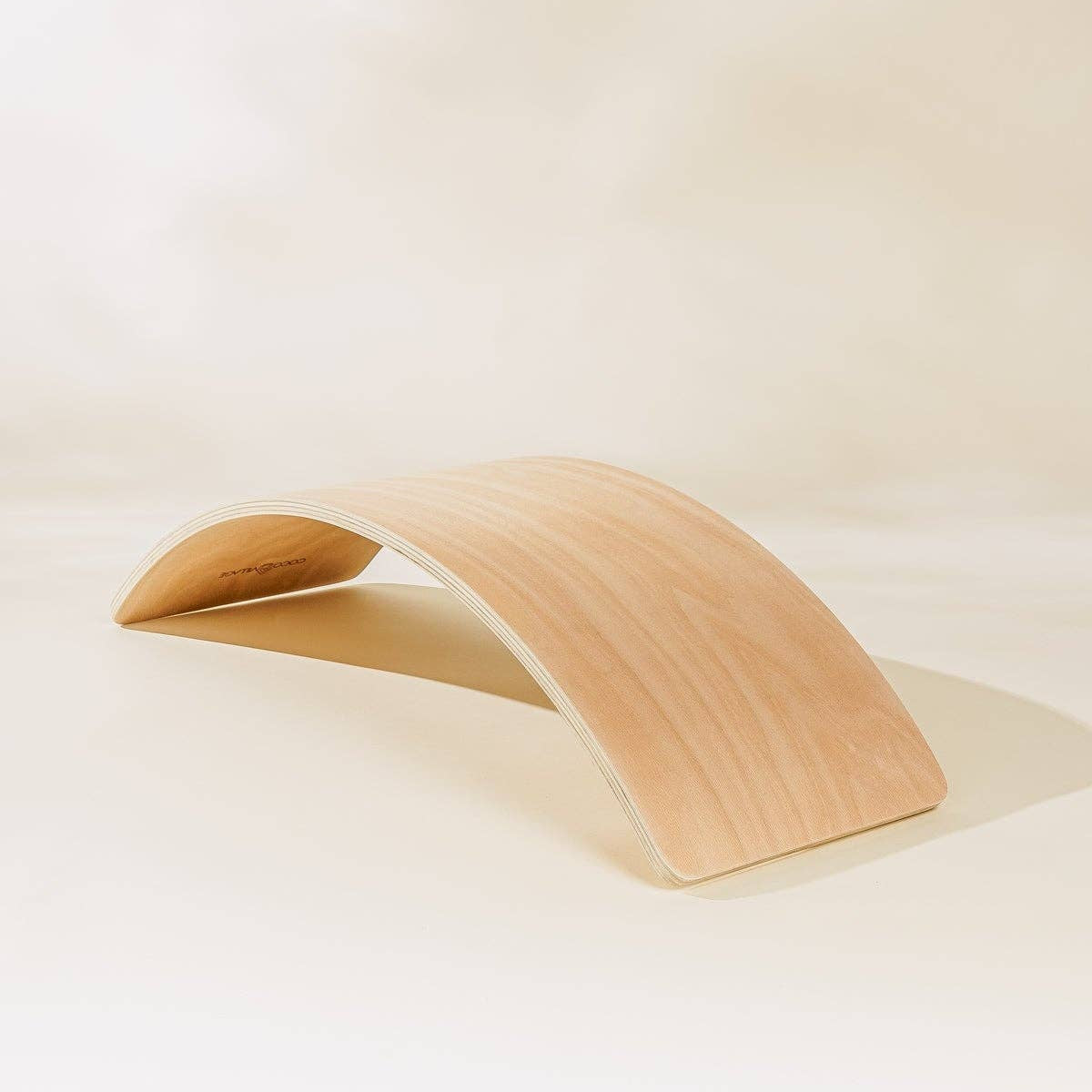 Balance Board - Natural Wood - Turned Upsidedown