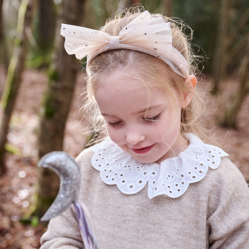 Shimmer Tulle Bow Headband - Lifestyle Girl