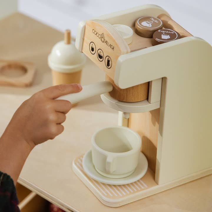 Wooden Coffee Maker Set - Lifestyle