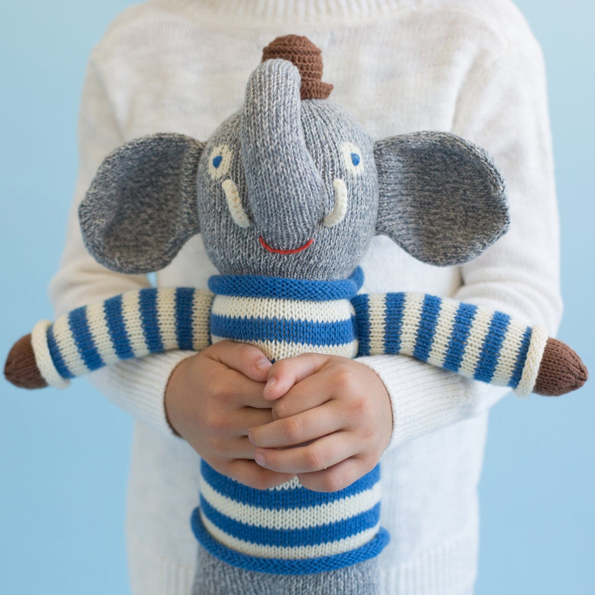 Blabla Knit Doll - Rivier the Elephant - Regular - Lifestyle