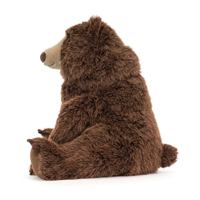 Jellycat Bizzlestomp Bear Stuffed Animal - Side