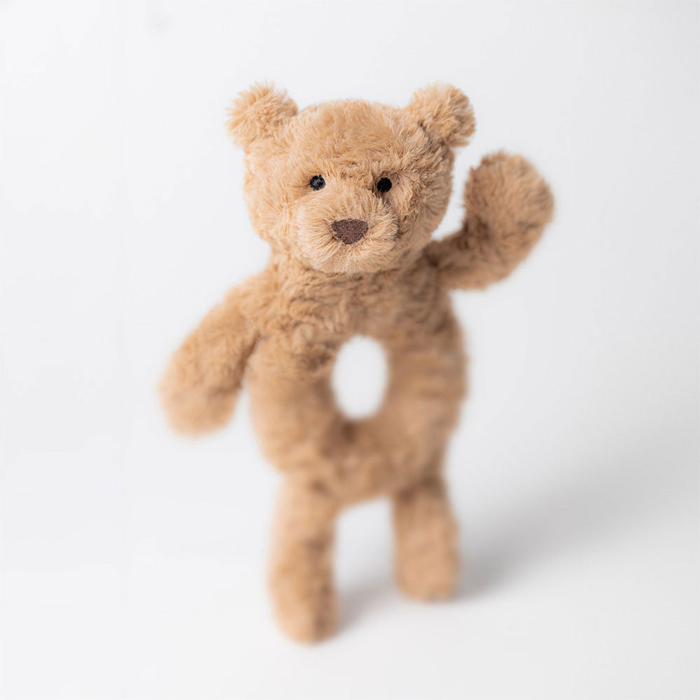 Jellycat Bartholomew Bear Ring Rattle - Lifestyle