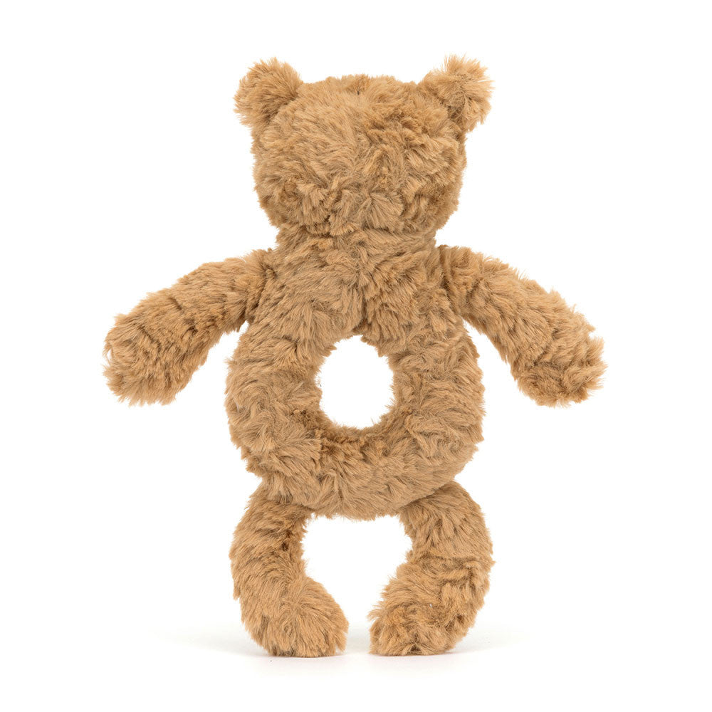 Jellycat Bartholomew Bear Ring Rattle - Back