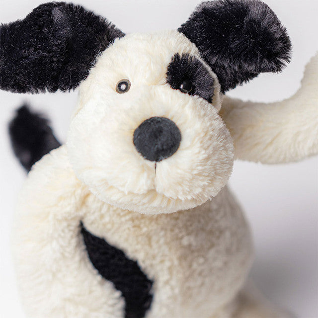 Jellycat Bashful Black & Cream Puppy Plush Stuffed Animal