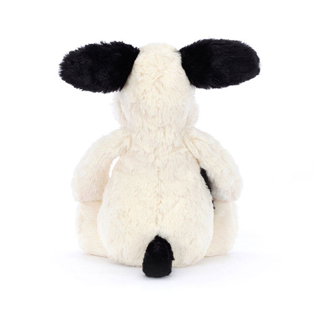 Jellycat Bashful Black & Cream Puppy Plush Stuffed Animal