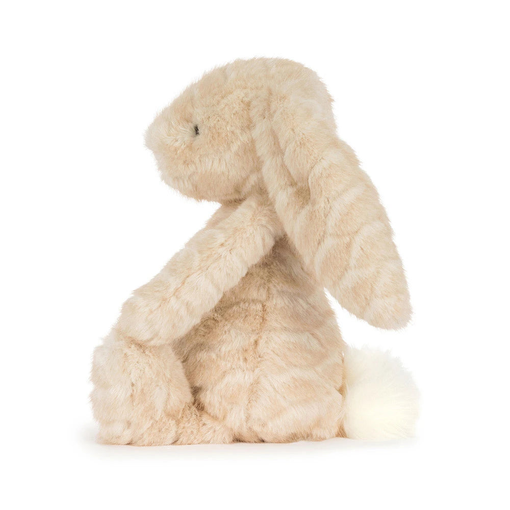 Jellycat Franilla Luxe Bunny Stuffed Animal - Original - Side