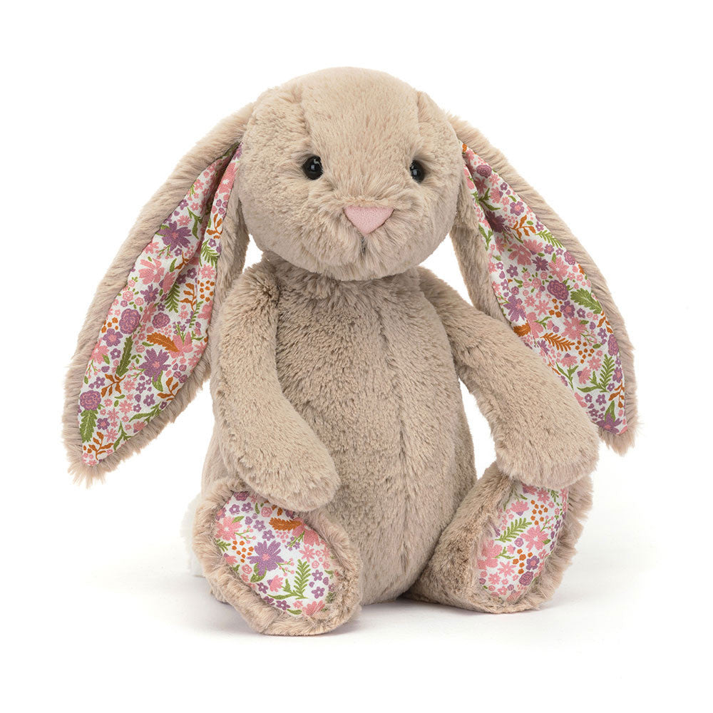 Jellycat Bashful Beige Bunny Stuffed Animal - Petal - Original