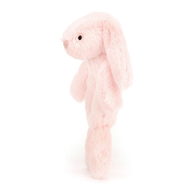 Jellycat Bashful Pink Bunny Ring Rattle - side