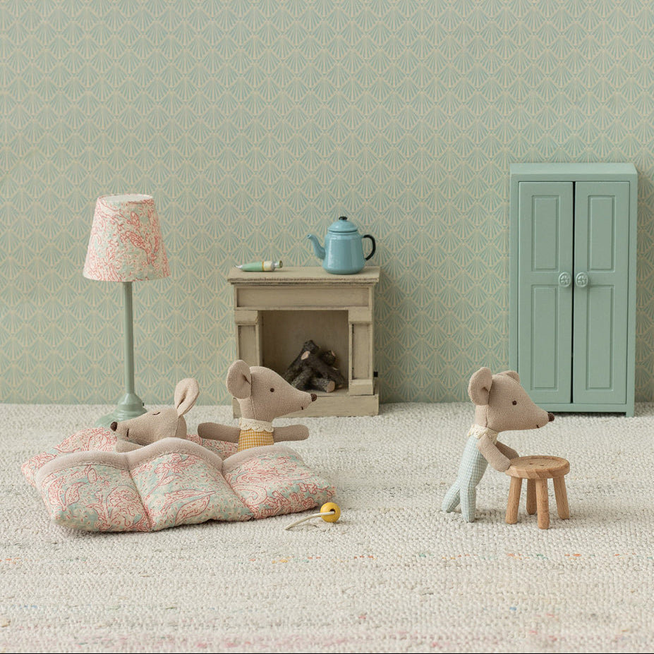 Maileg Triplets, Baby Mice in Matchbox - Checker - Lifestyle