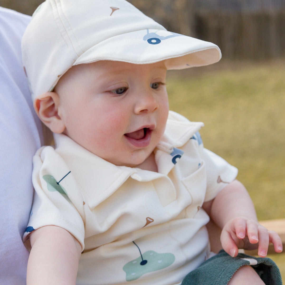 oh baby! Spencer Polo and Baseball Hat - Golf 