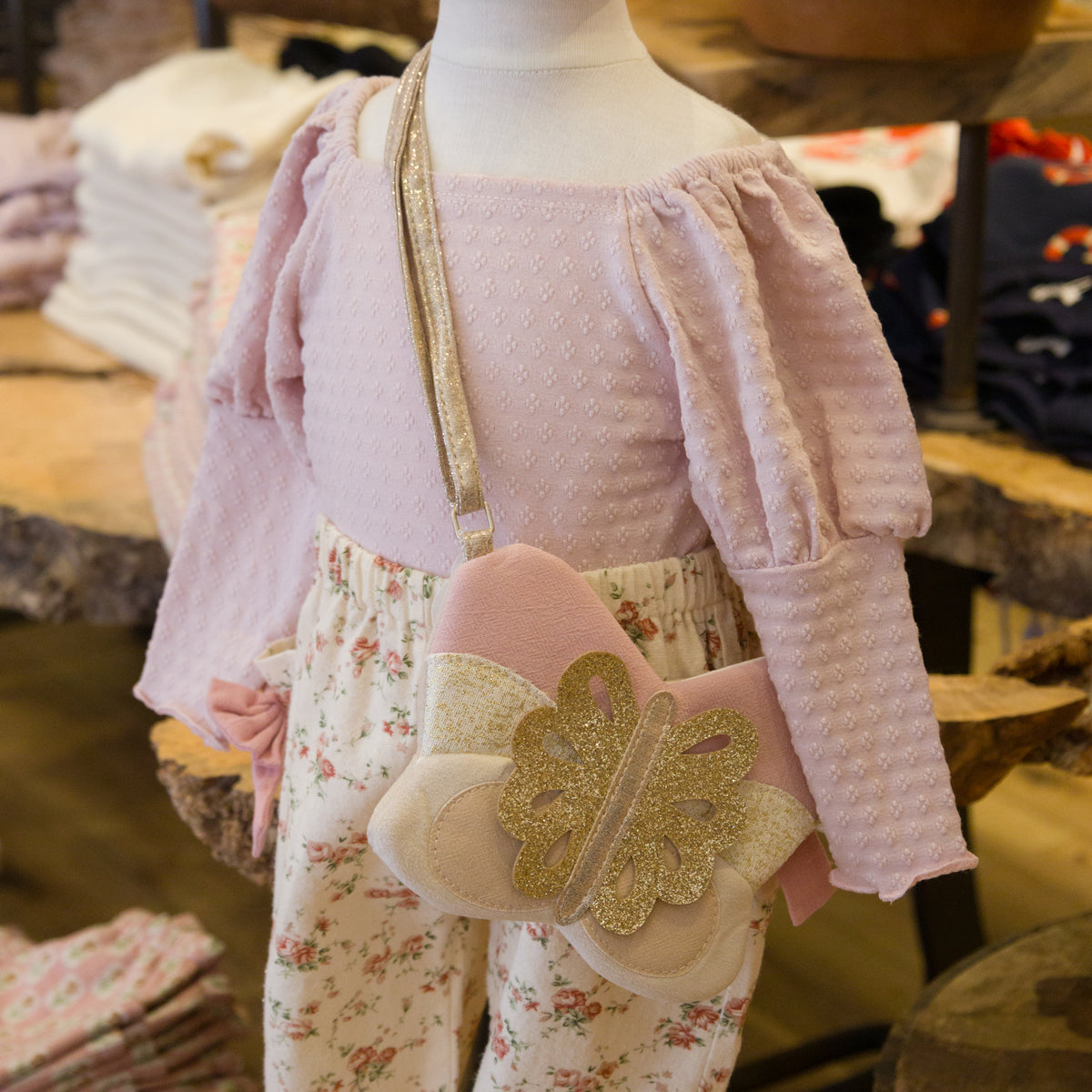 oh baby! Amara Blouse - Twinkle Fluff - Dusty Pink - Store