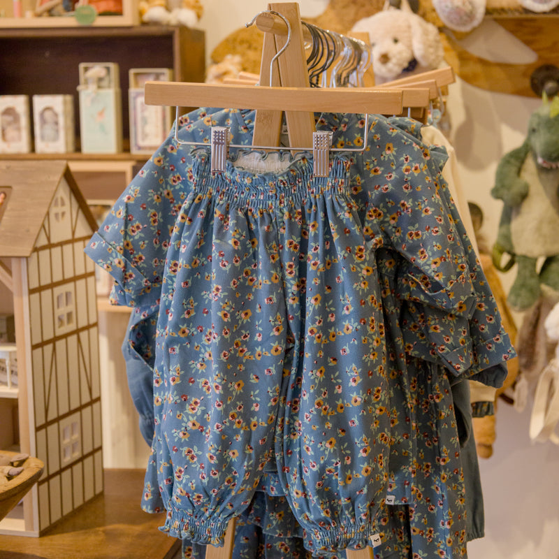 oh baby! Olivia Smocked Pant - Harvest Bloom - Teal - Store