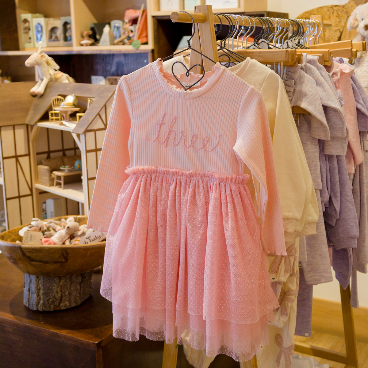oh baby! Birthday Aria Tutu Dress - three - Pale Pink