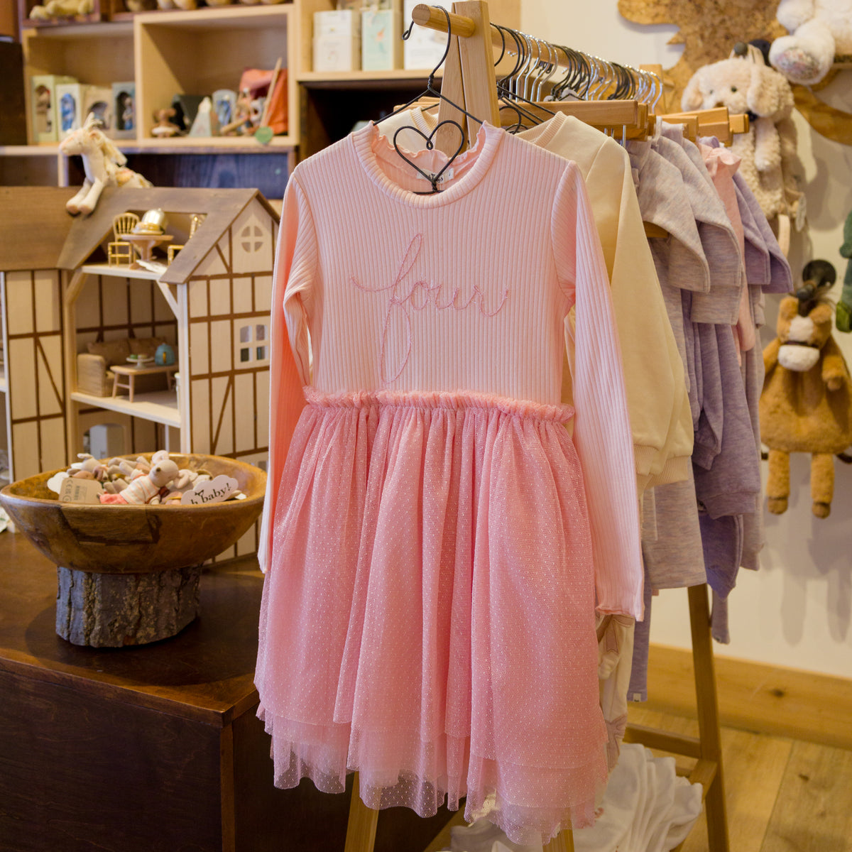 oh baby! Birthday Aria Tutu Dress - four - Pale Pink - In Store