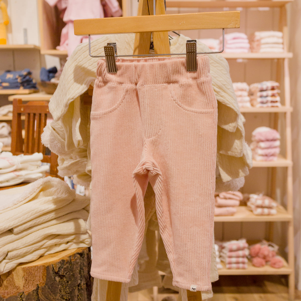 oh baby! Corduroy Autumn Jegging - Pale Pink - Lifestyle