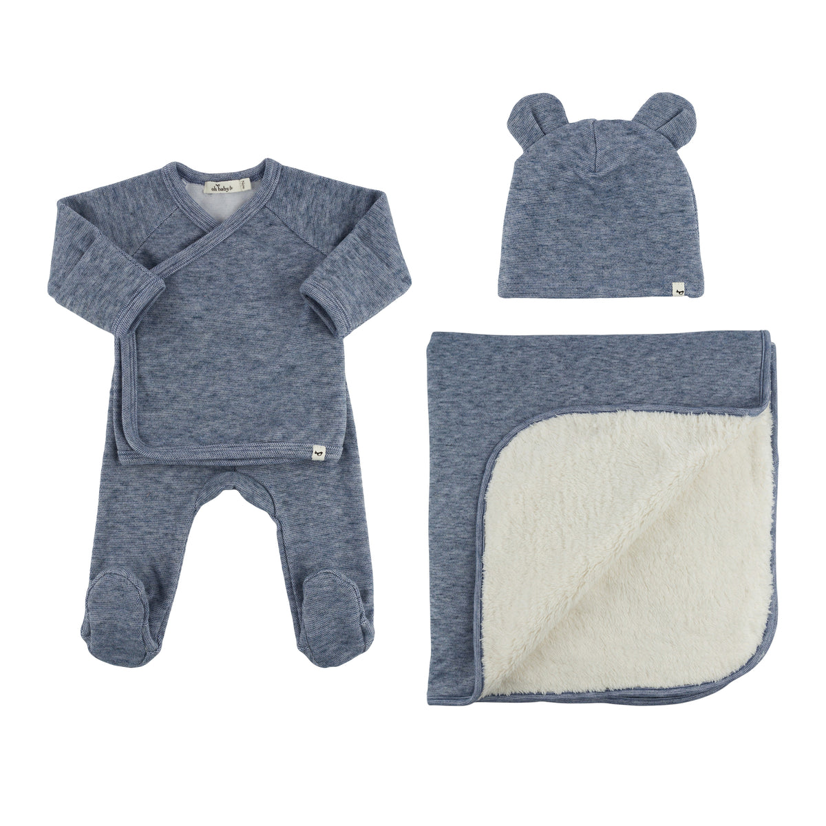 oh baby! Take Home Gift Box Set - Honeycomb - Denim