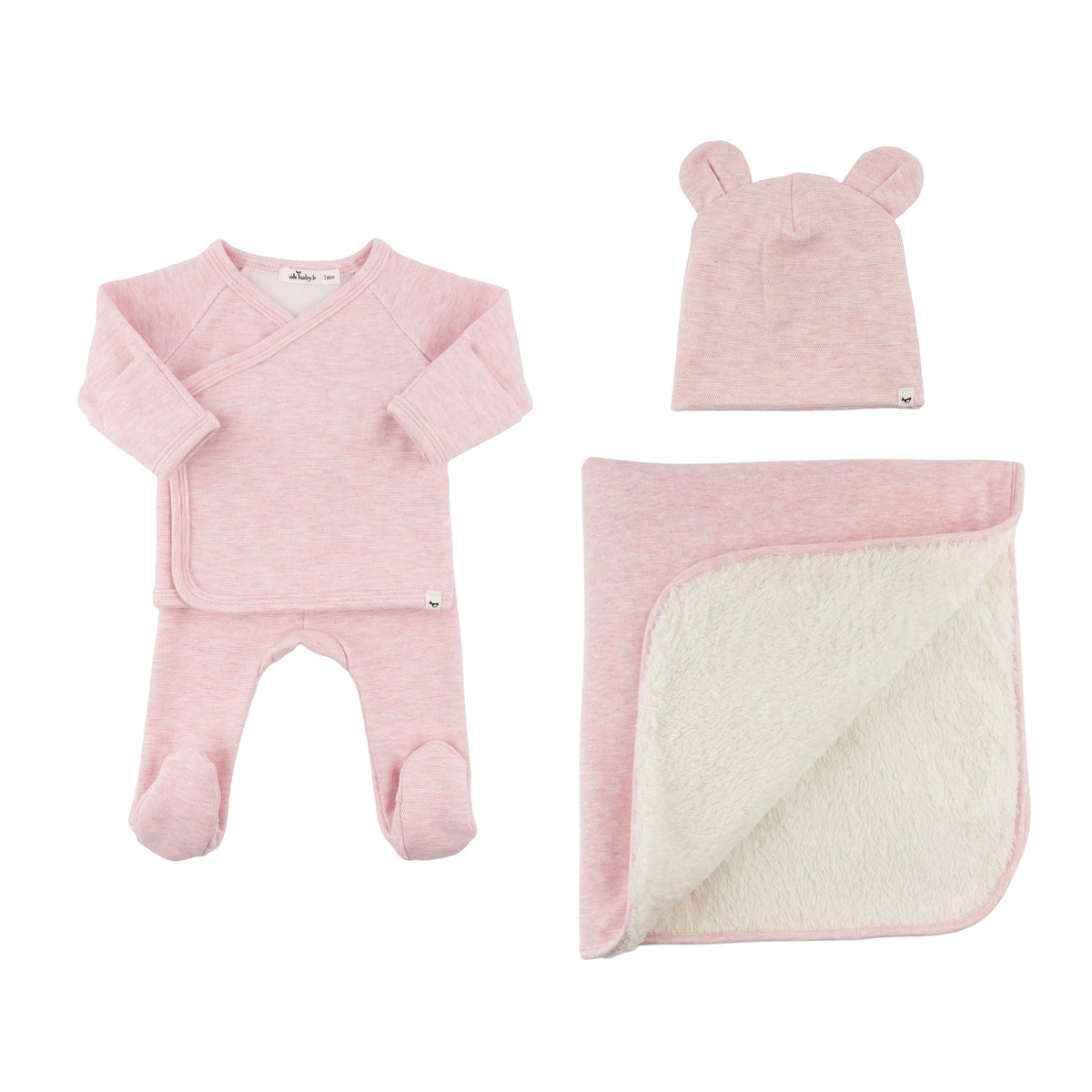 oh baby! Take Home Gift Box Set - Honeycomb - Pale Pink