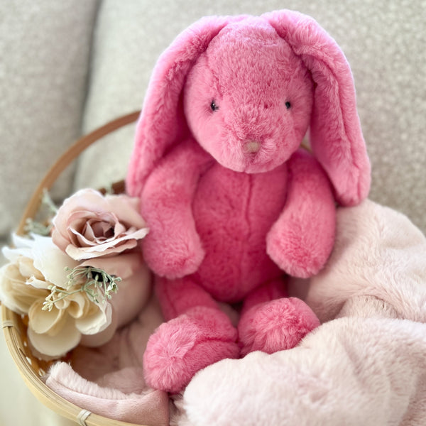Blossom Bunny Stuffed Animal - Pink - Lifestyle