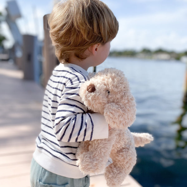 Bentley the Golden Doodle Puppy Stuffed Animal - Lifestyle