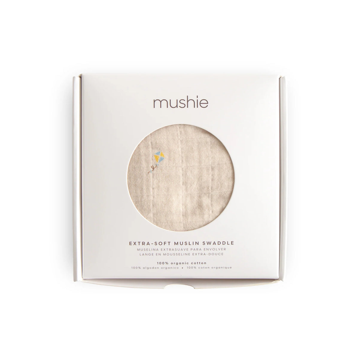 Muslin Swaddle Blanket Organic Cotton - Bows