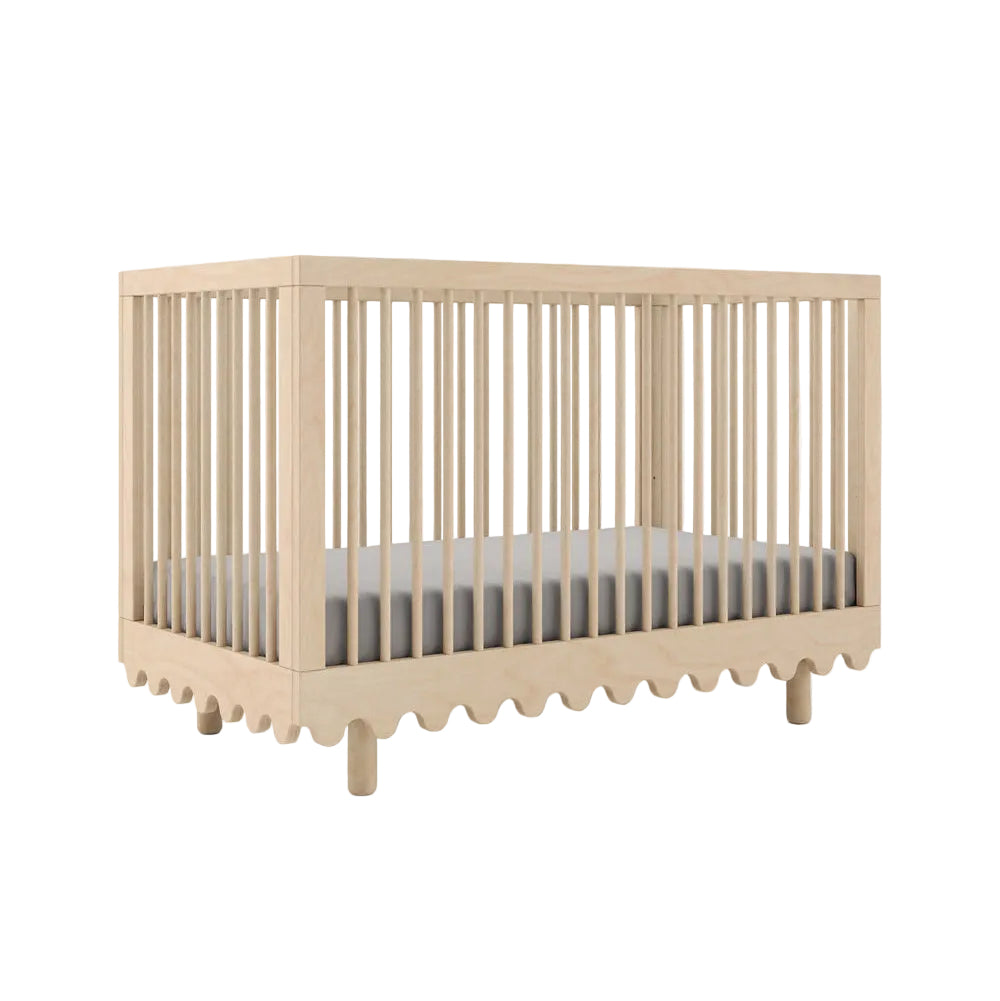 Oeuf Moss Crib - Birch - Side