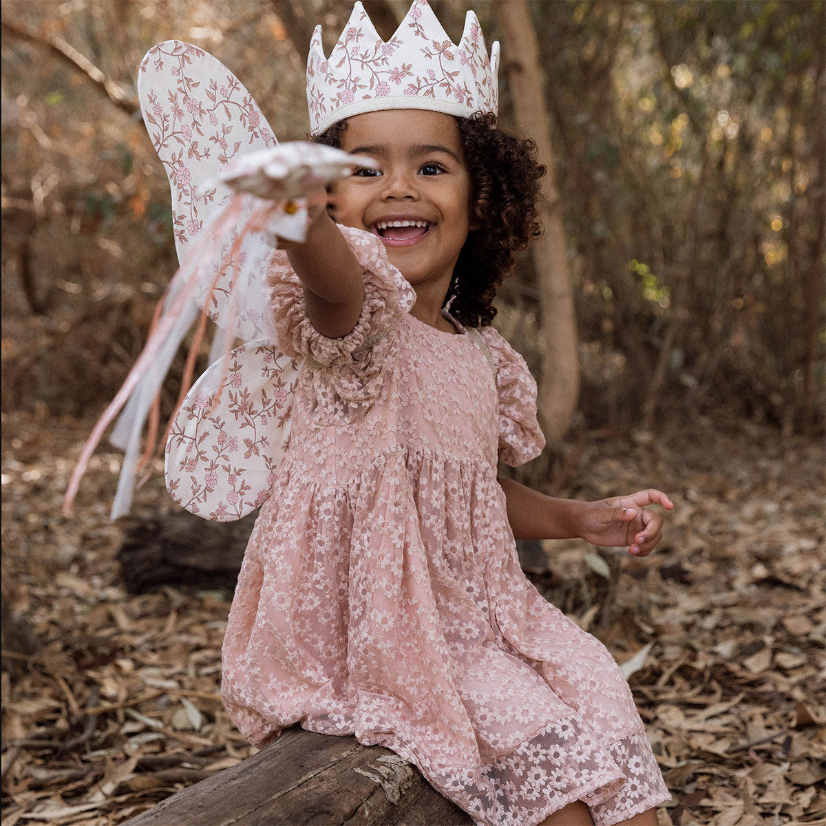 Noralee Luna Dress - Rose Embroidered - oh baby!